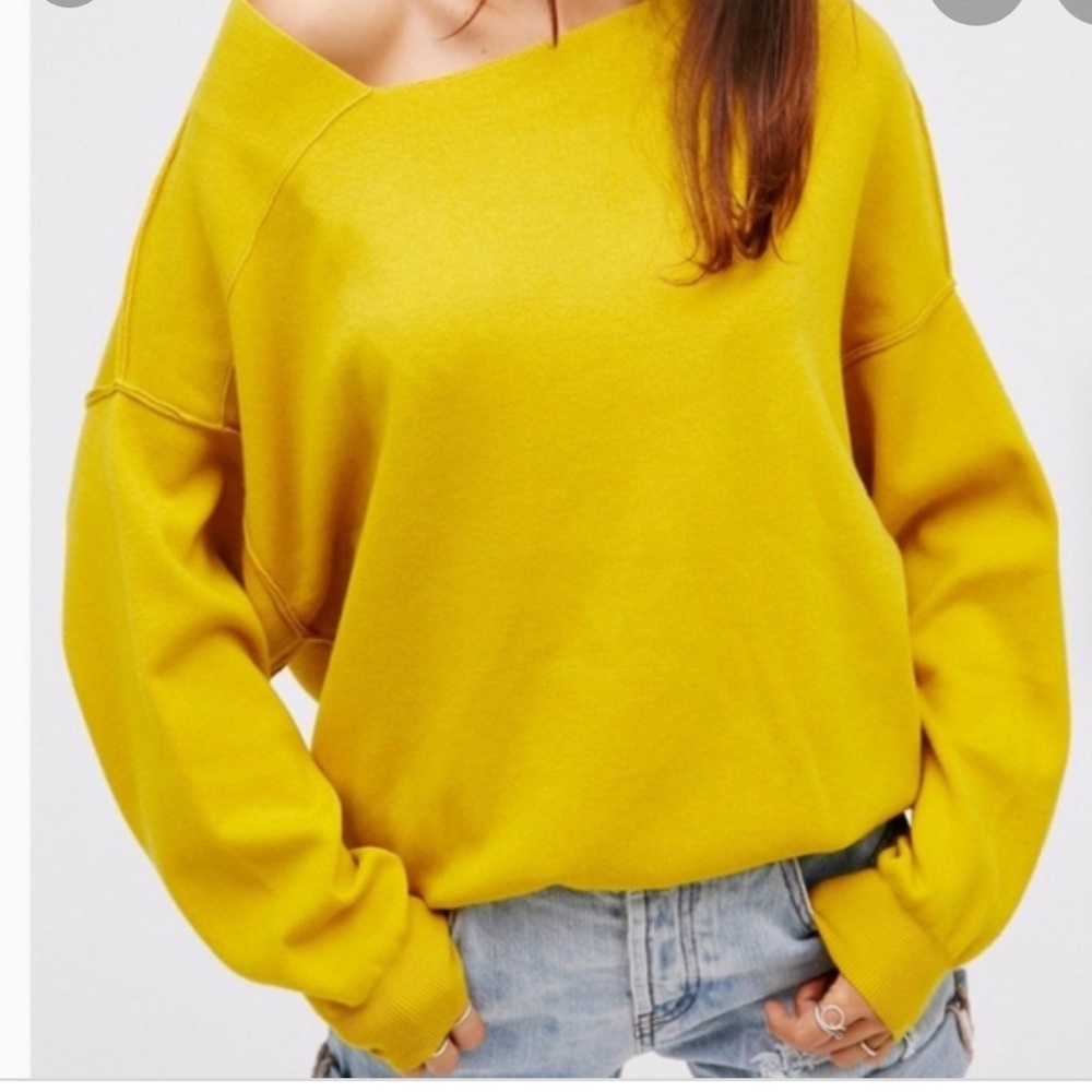 Free People Off Shoulder Sweater